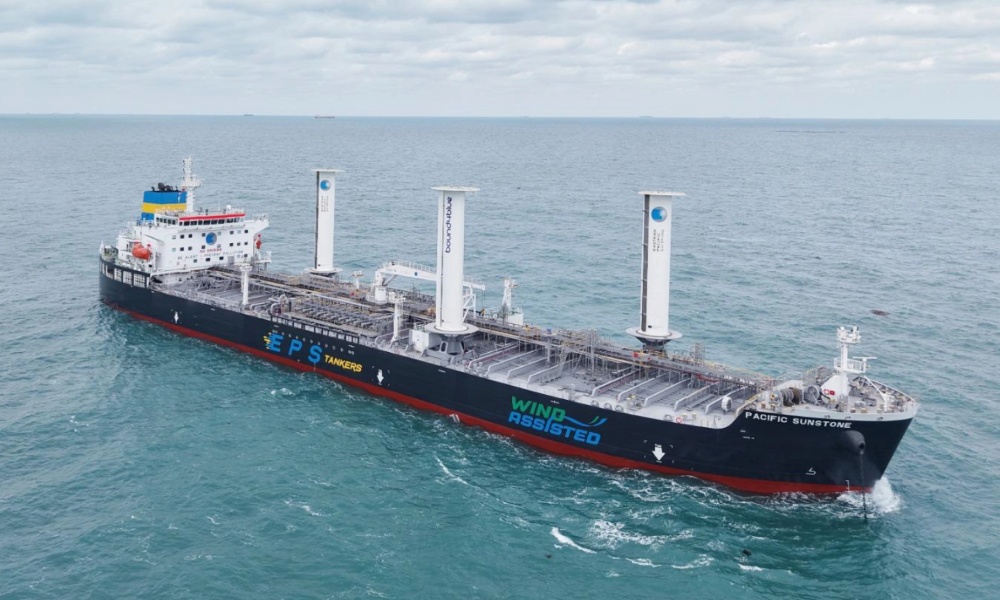Image accompanying Eastern Pacific links wind propulsion repayments to fuel savings
