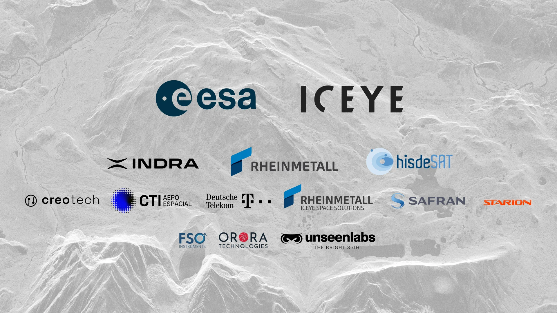 Source illustration accompanying the ICEYE-led ARISE architecture study announcement.