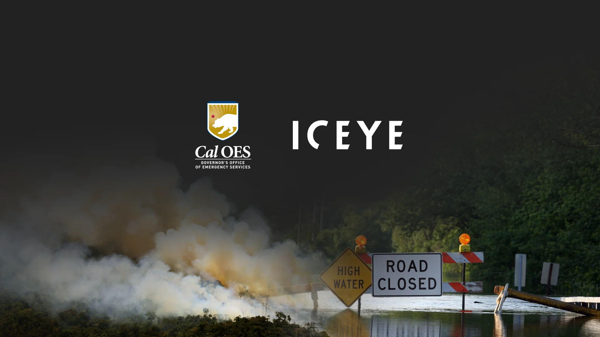 Source illustration accompanying the ICEYE–California disaster-response partnership announcement.